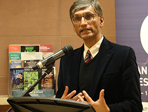 Professor Gerald Pillay delivering speech